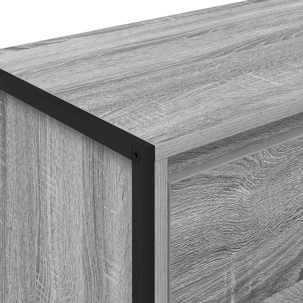 Seitenschrank Graues Sonoma 79 x 36 x 75 cm Holzwerkstoff