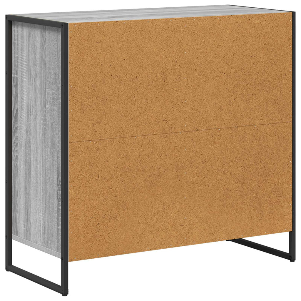Seitenschrank Graues Sonoma 79 x 36 x 75 cm Holzwerkstoff