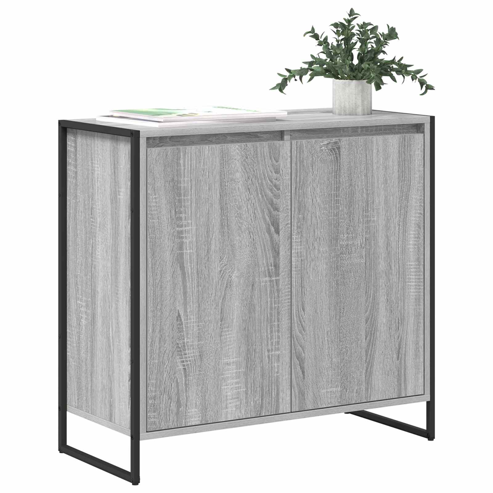 Seitenschrank Graues Sonoma 79 x 36 x 75 cm Holzwerkstoff