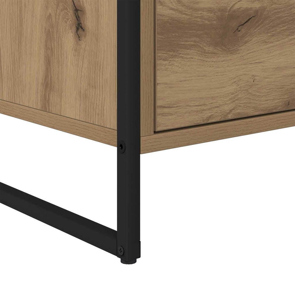 Seitenschrank Kunsthandwerk Eiche 79 x 36 x 75 cm Holzwerkstoff
