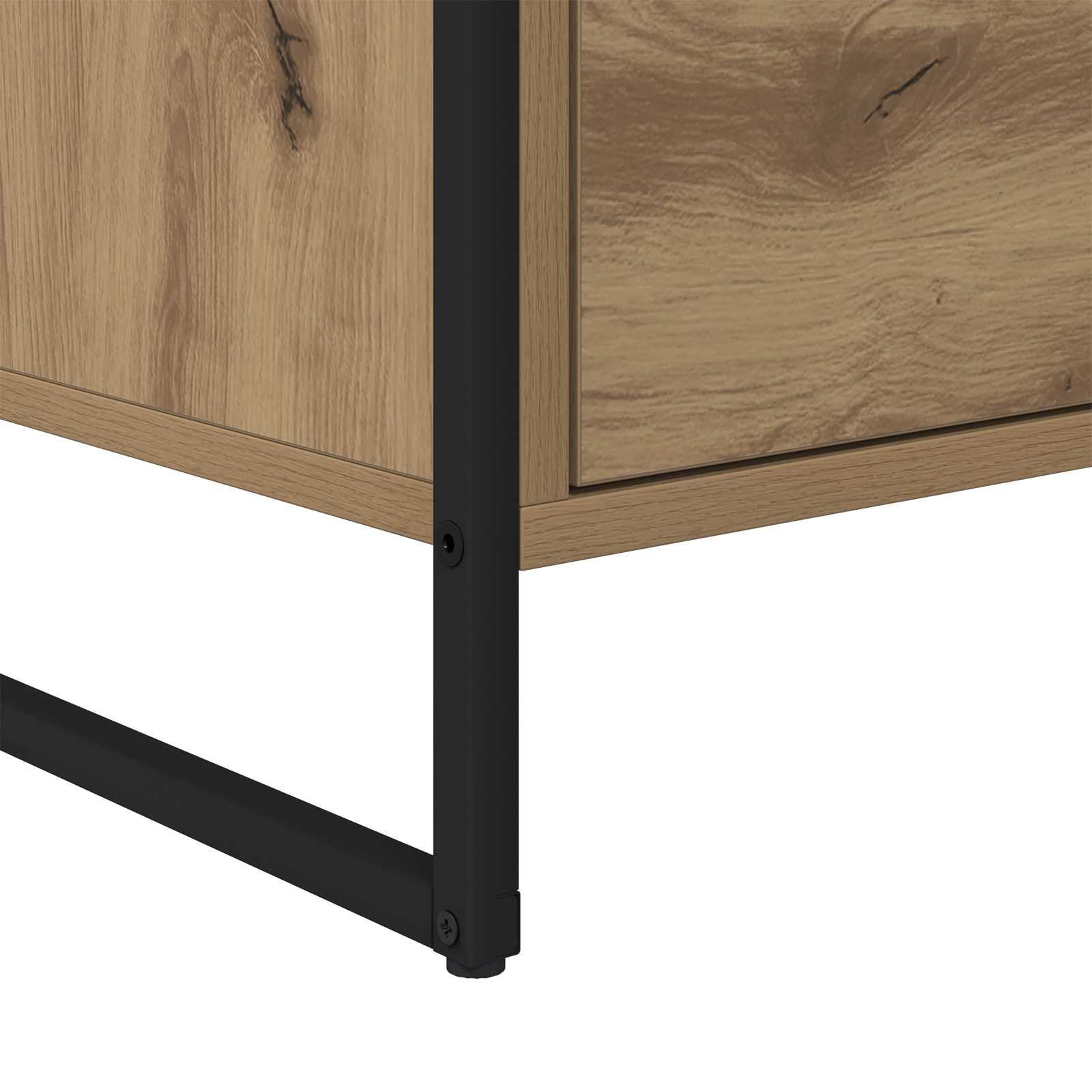 Seitenschrank Kunsthandwerk Eiche 79 x 36 x 75 cm Holzwerkstoff