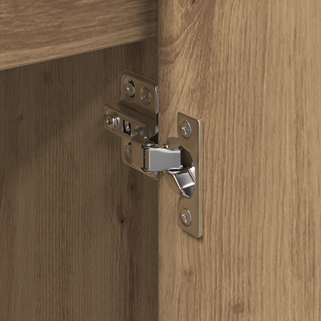 Seitenschrank Kunsthandwerk Eiche 79 x 36 x 75 cm Holzwerkstoff