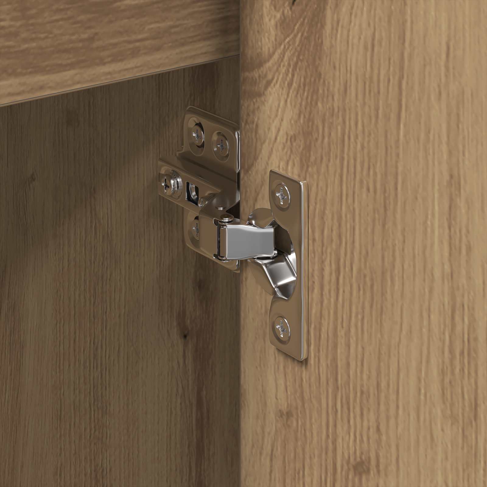 Seitenschrank Kunsthandwerk Eiche 79 x 36 x 75 cm Holzwerkstoff