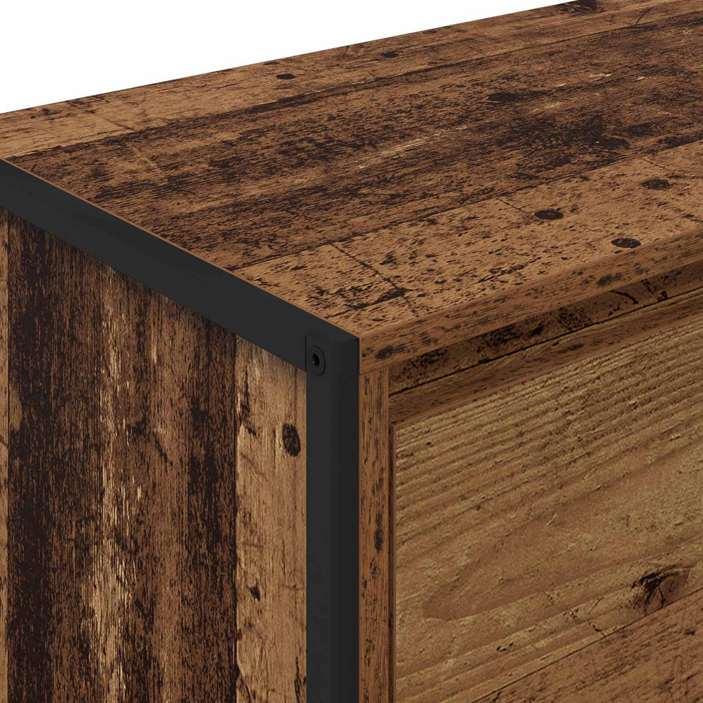Seitenschrank Altholz 96,5 x 30 x 75 cm Holzwerkstoff