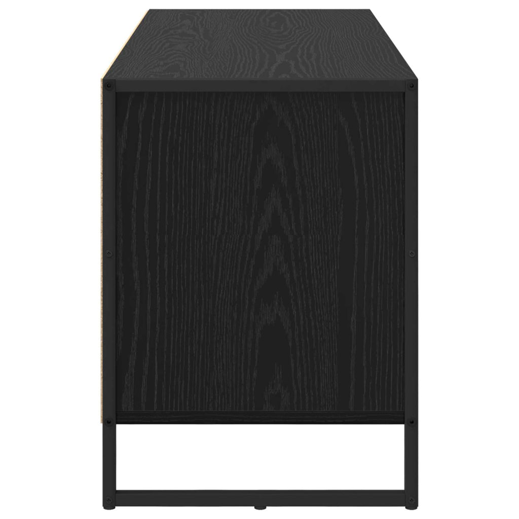 TV-Schränk Schwarz Eichen-Optik 100 x 36 x 49.5 cm