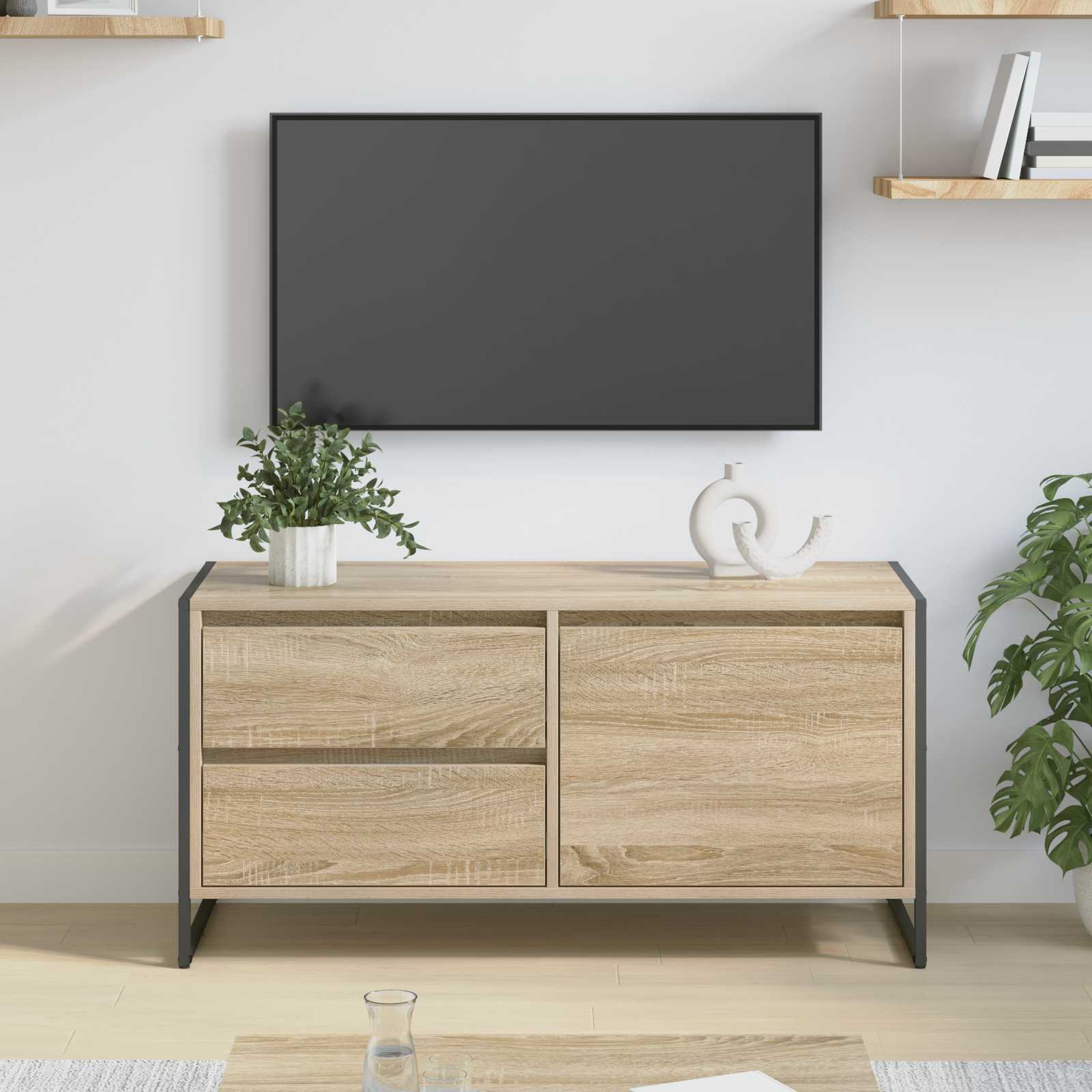 TV-Schränk Sonoma 100 x 36 x 49.5 cm Holzwerkstoff