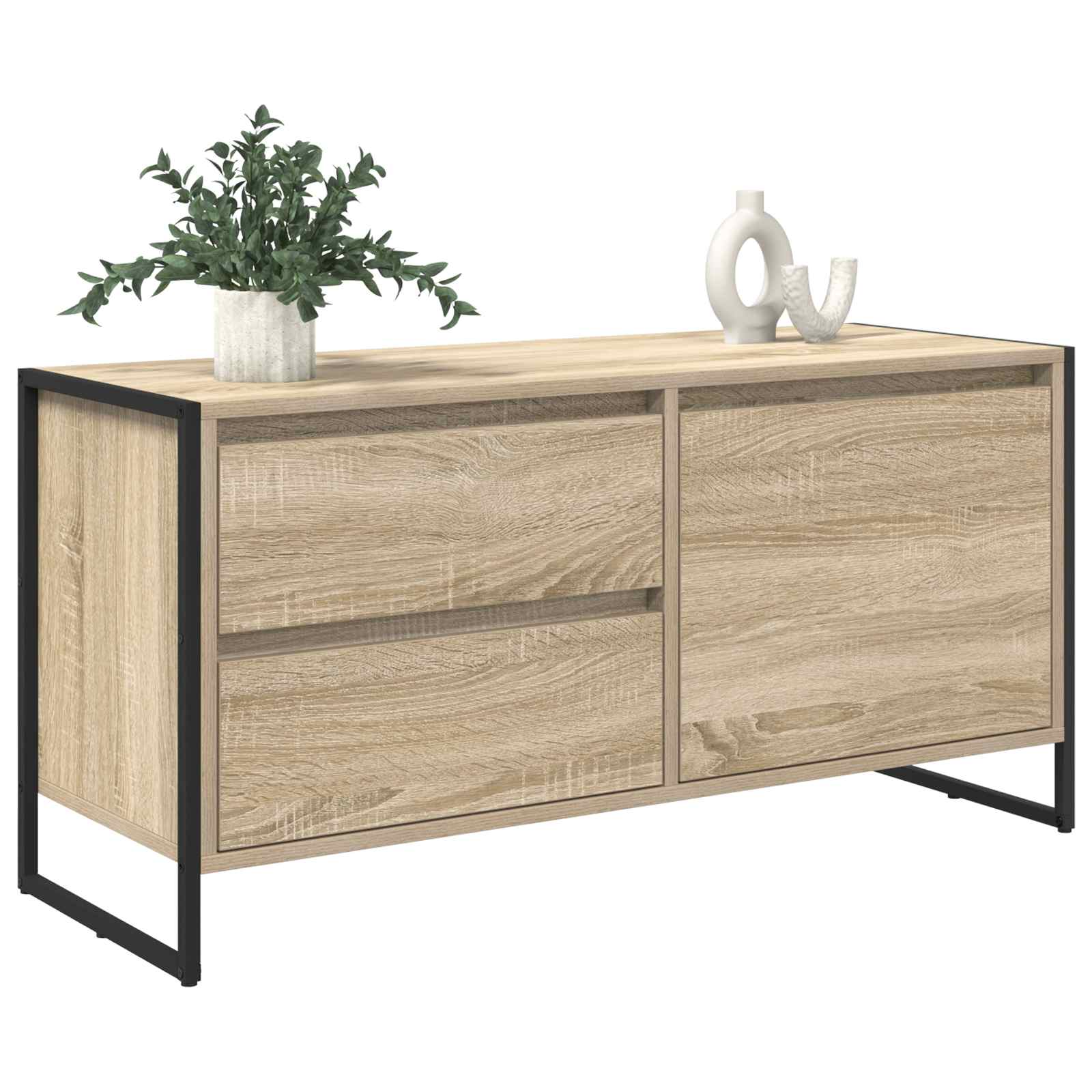 TV-Schränk Sonoma 100 x 36 x 49.5 cm Holzwerkstoff