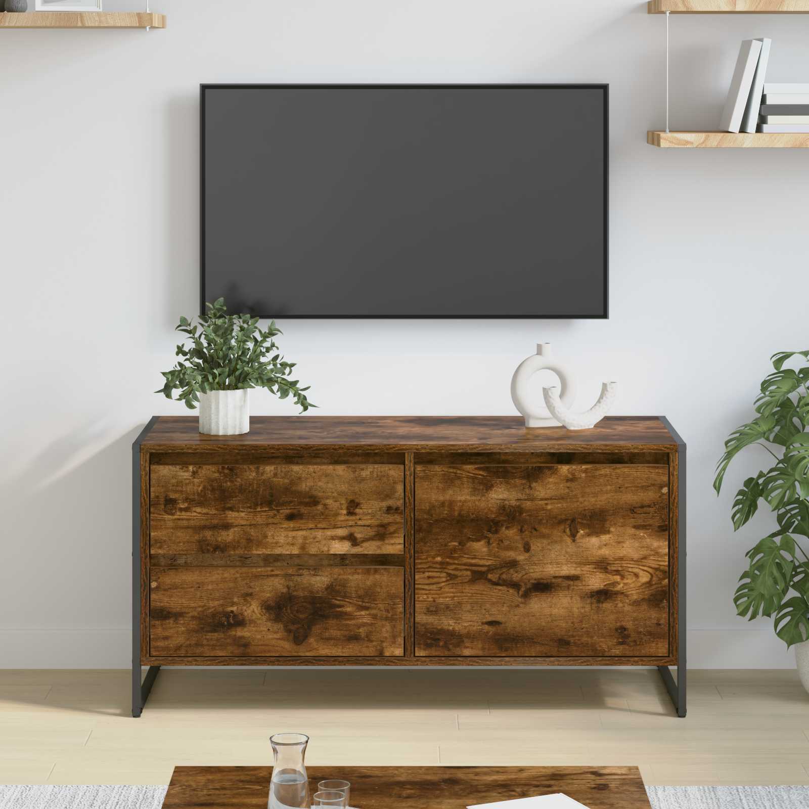 TV-Schränk Raucharbe 100 x 36 x 49.5 cm Holzwerkstoff