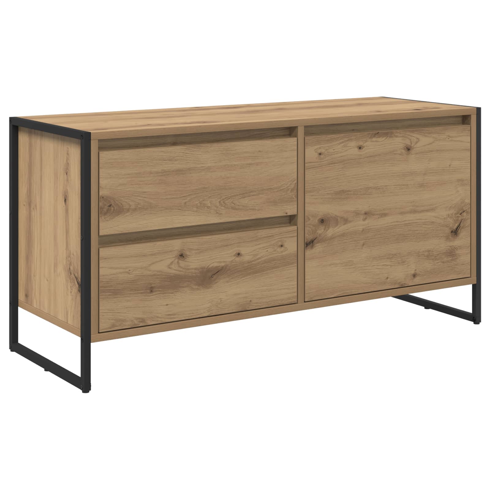 TV-Schränk Kunsthandwerk Eiche 100 x 36 x 49.5 cm Holzwerkstoff