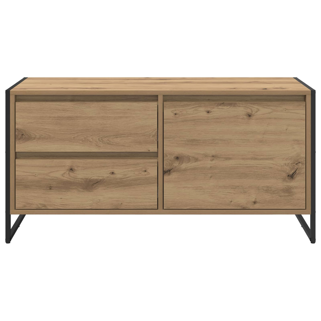 TV-Schränk Kunsthandwerk Eiche 100 x 36 x 49.5 cm Holzwerkstoff