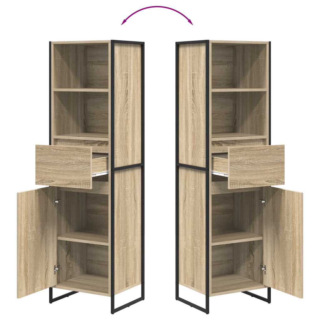 Bücherregal Sonoma 43 x 36 x 150,5 cm Holzwerkstoff
