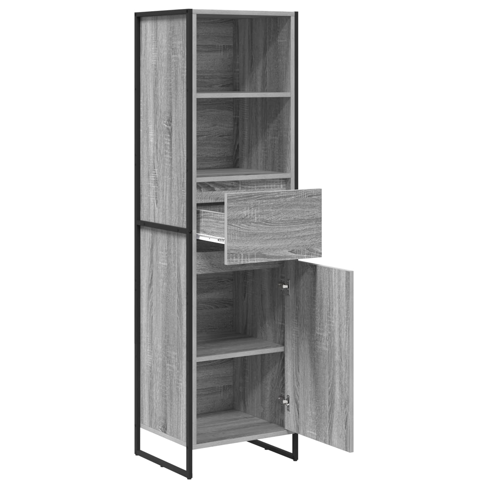 Bücherregal Graues Sonoma 43 x 36 x 150,5 cm Holzwerkstoff