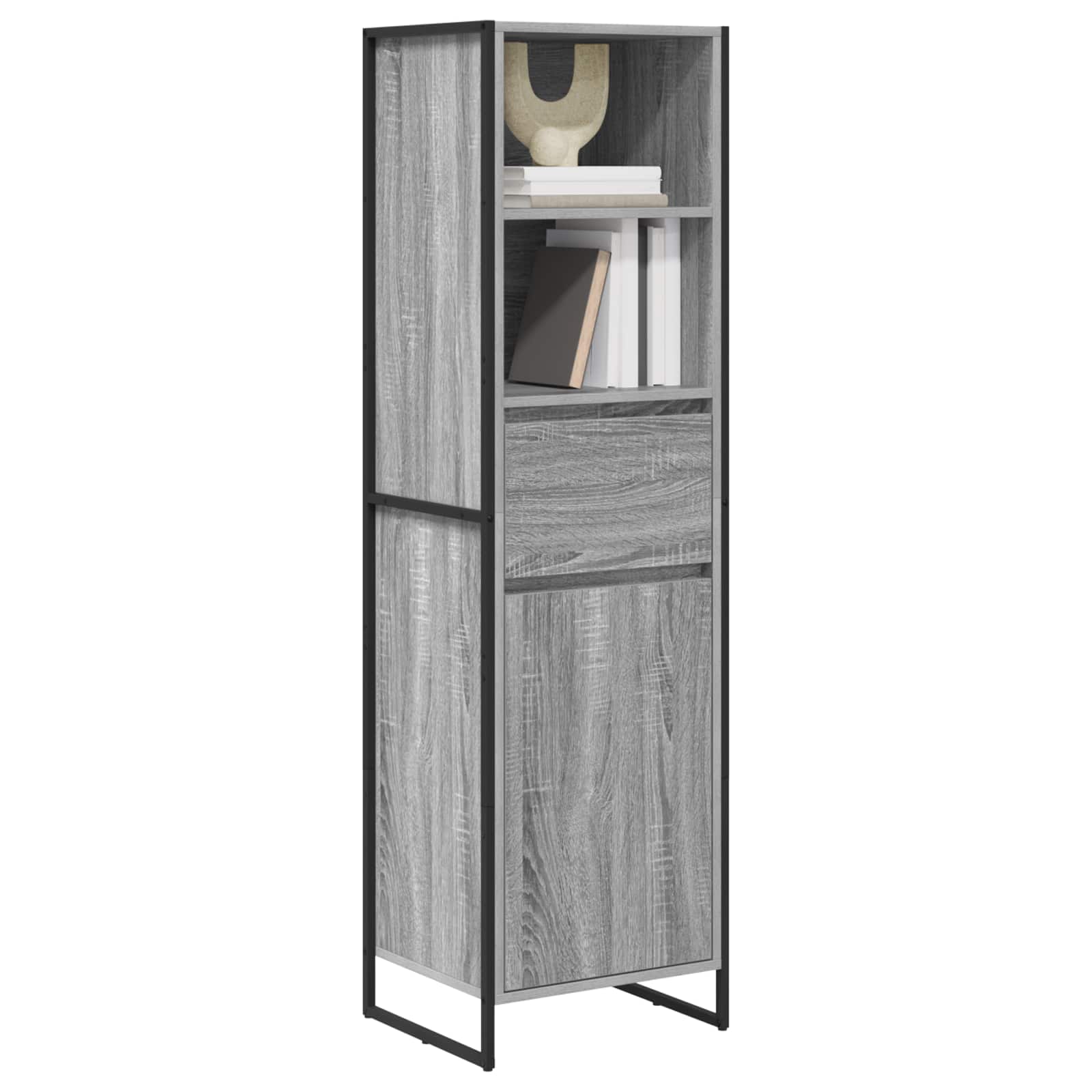 Bücherregal Graues Sonoma 43 x 36 x 150,5 cm Holzwerkstoff