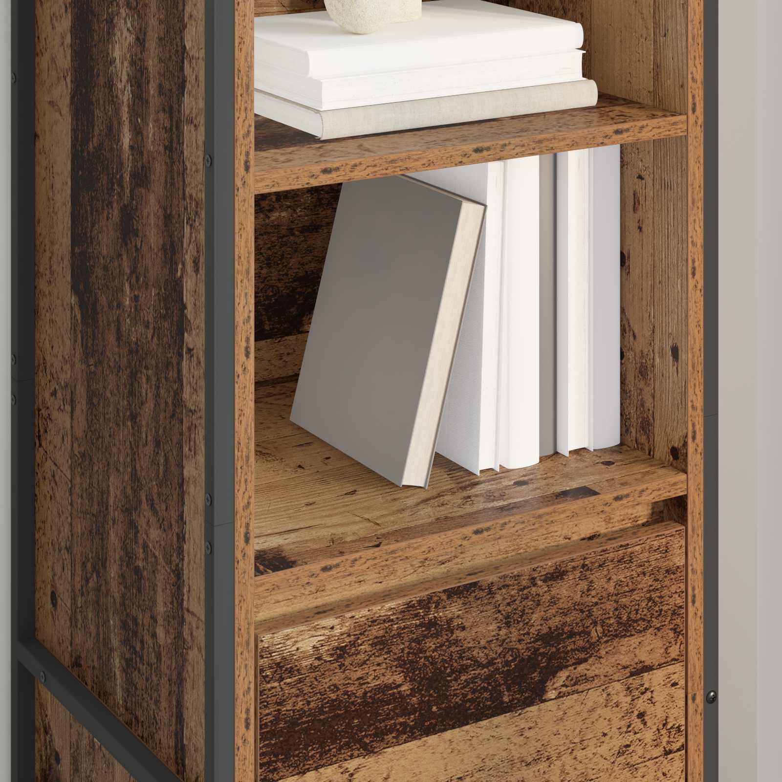 Bücherregal Altholz 43 x 36 x 150,5 cm Holzwerkstoff