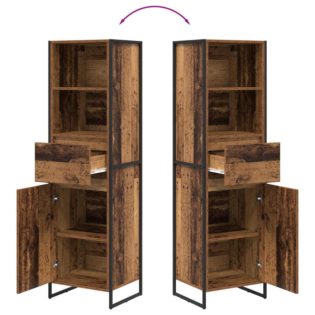 Bücherregal Altholz 43 x 36 x 150,5 cm Holzwerkstoff