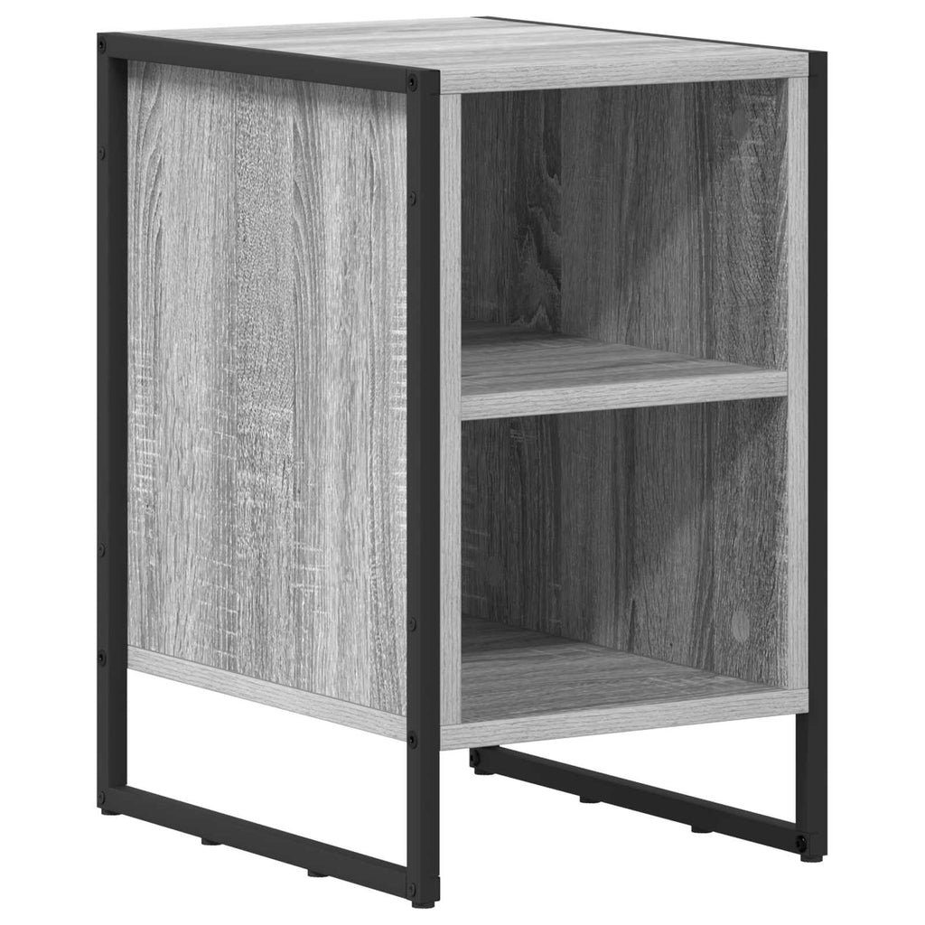 Nachttisch 2 pcs Graues Sonoma 39,5 x 30 x 50 cm Holzwerkstoff