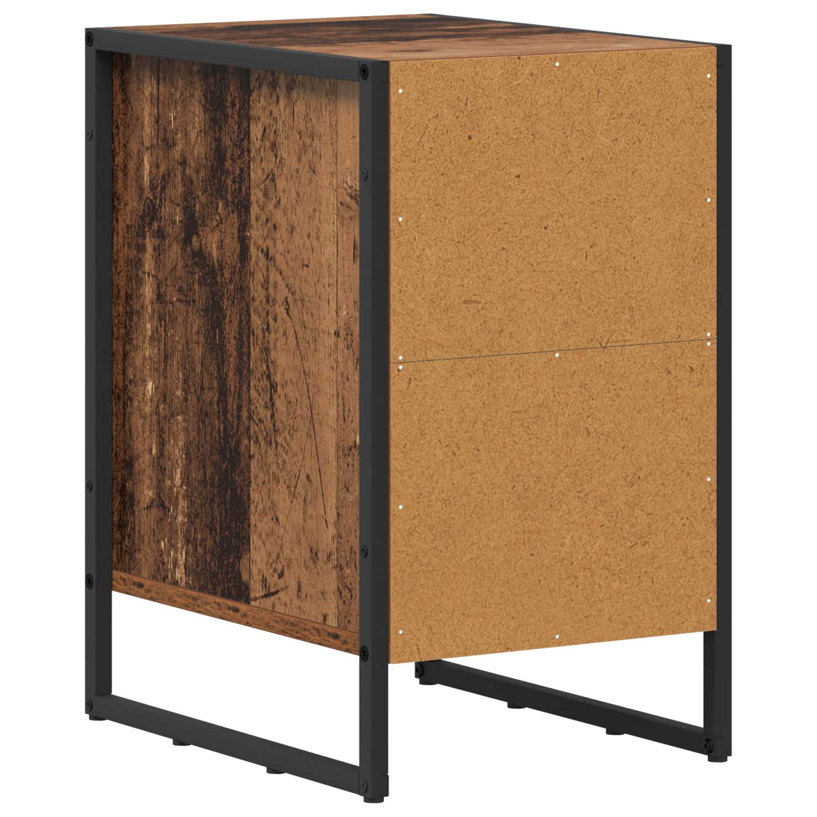 Nachttisch 2 pcs Altholz 39,5 x 30 x 50 cm Holzwerkstoff