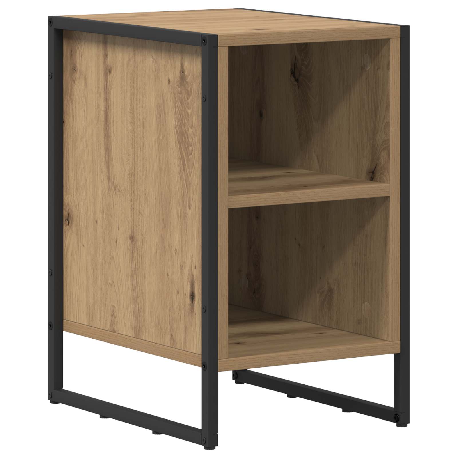 Nachttisch 2 pcs Kunsthandwerk Eiche 39,5 x 30 x 50 cm