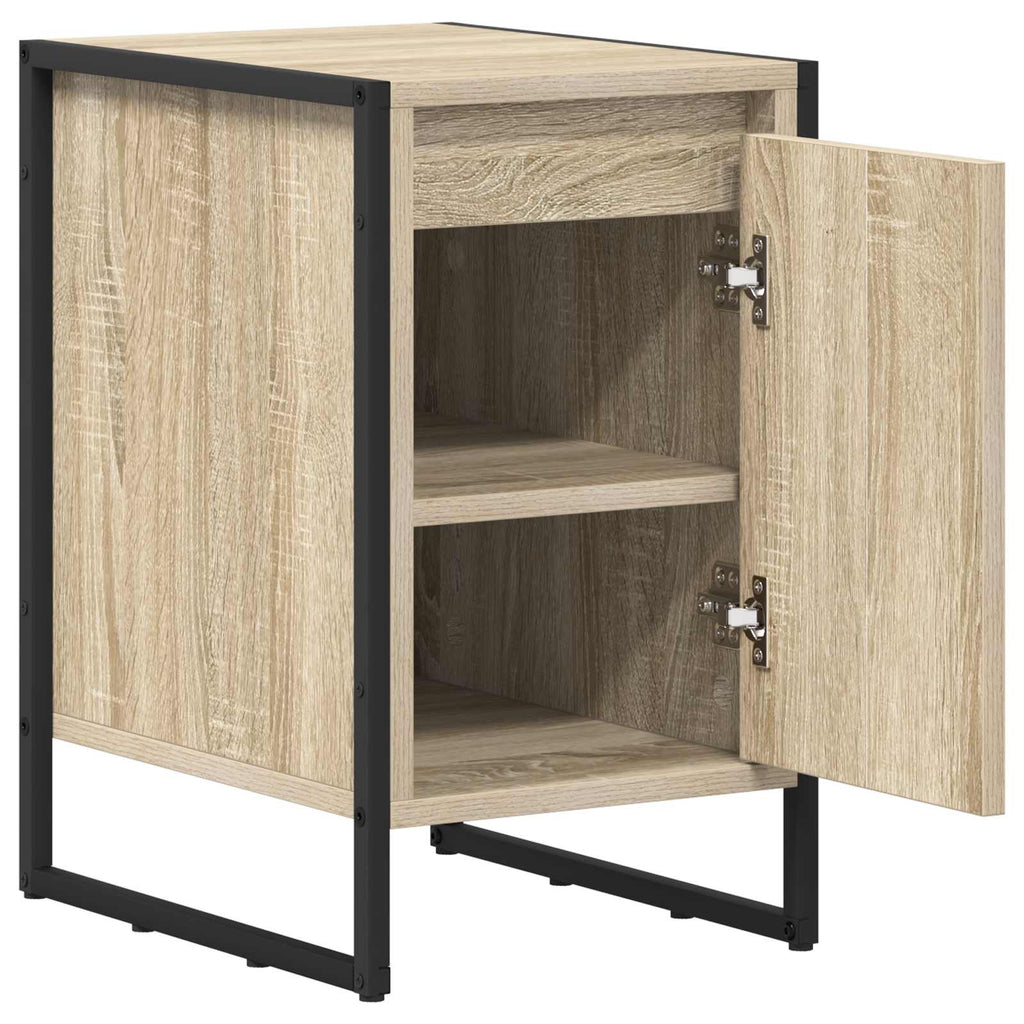 Nachttisch 2 pcs Sonoma 39,5 x 30 x 50 cm Holzwerkstoff