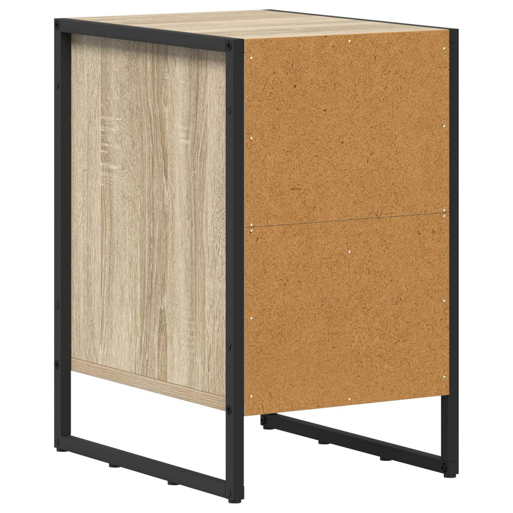 Nachttisch 2 pcs Sonoma 39,5 x 30 x 50 cm Holzwerkstoff