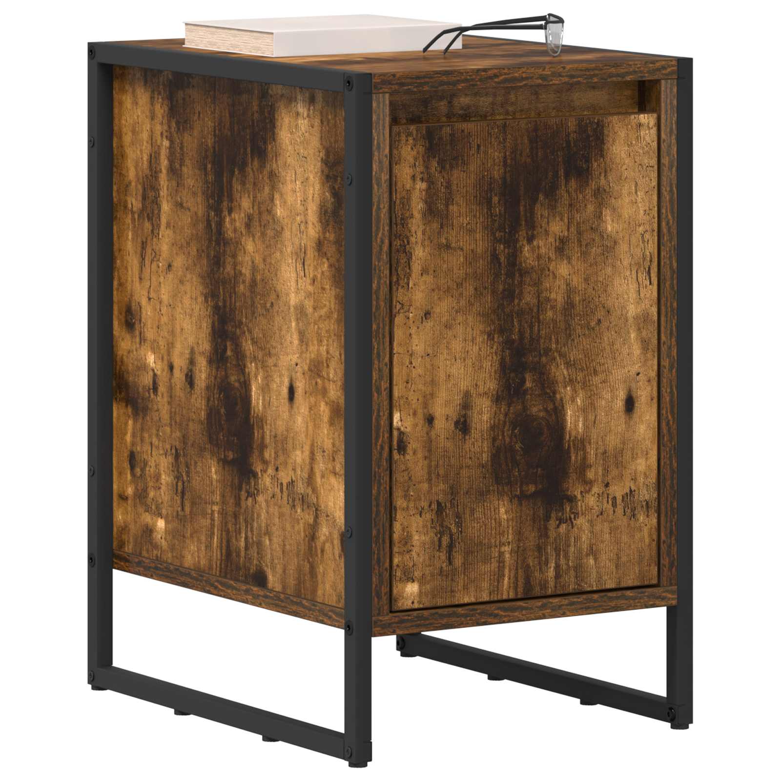 Nachttisch 2 pcs Raucharbe 39,5 x 30 x 50 cm Holzwerkstoff
