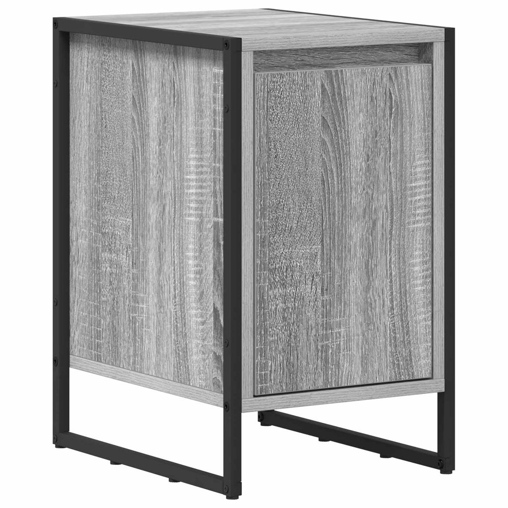 Nachttisch 2 pcs Graues Sonoma 39,5 x 30 x 50 cm Holzwerkstoff