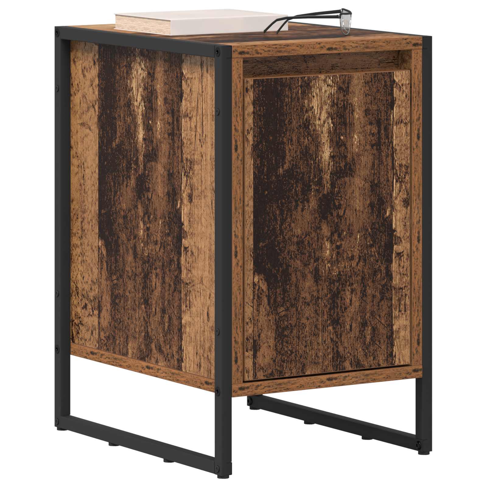 Nachttisch 2 pcs Altholz 39,5 x 30 x 50 cm Holzwerkstoff