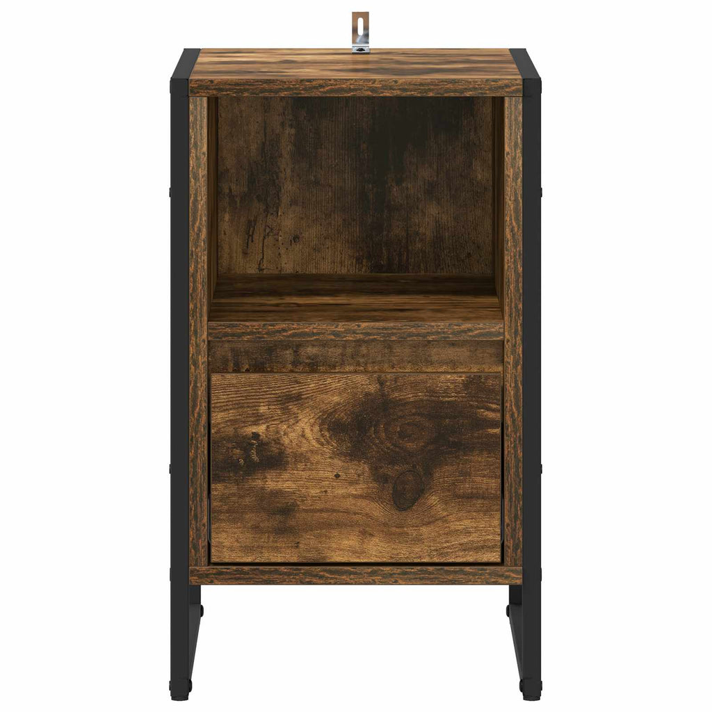 Nachttisch 2 pcs Raucharbe 39,5 x 30 x 50 cm Holzwerkstoff