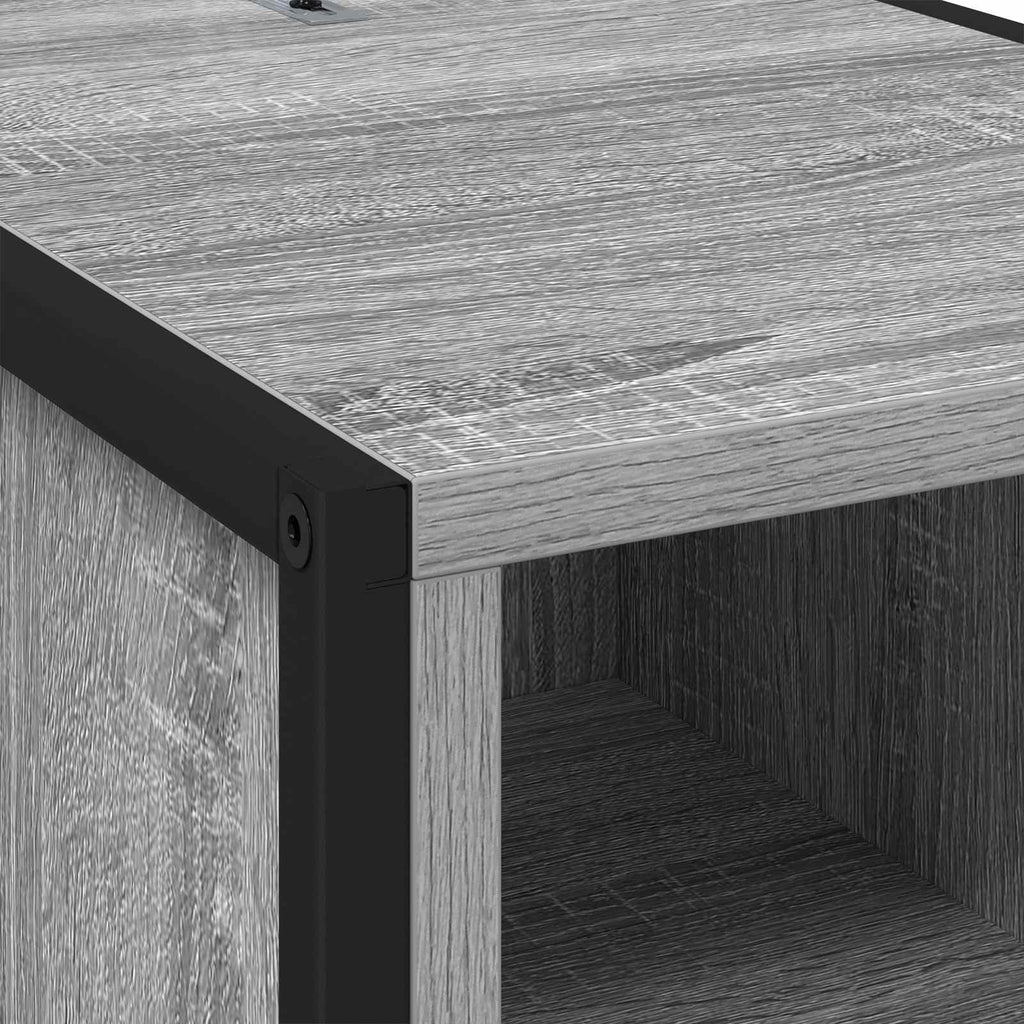 Nachttisch Graues Sonoma 39,5 x 30 x 50 cm Holzwerkstoff