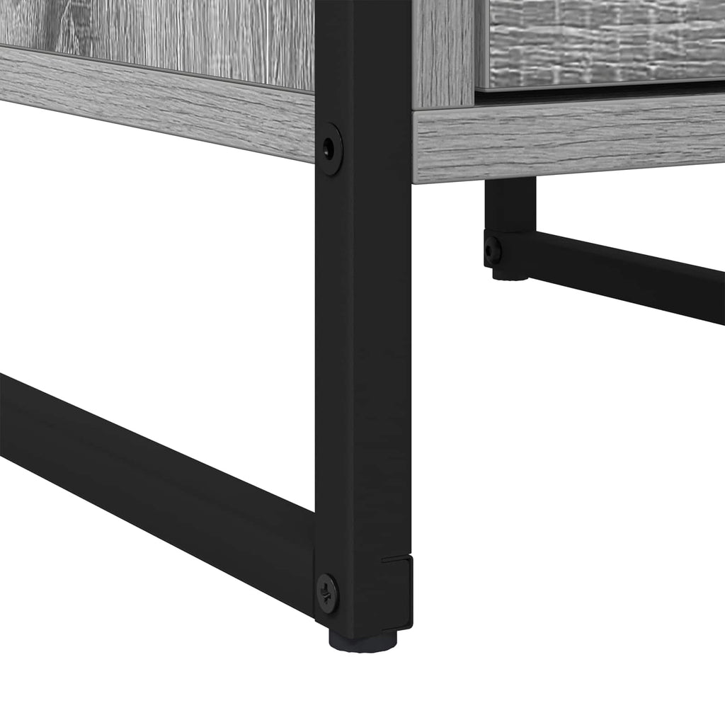 Nachttisch Graues Sonoma 39,5 x 30 x 50 cm Holzwerkstoff