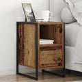 Nachttisch Altholz 39,5 x 30 x 50 cm Holzwerkstoff