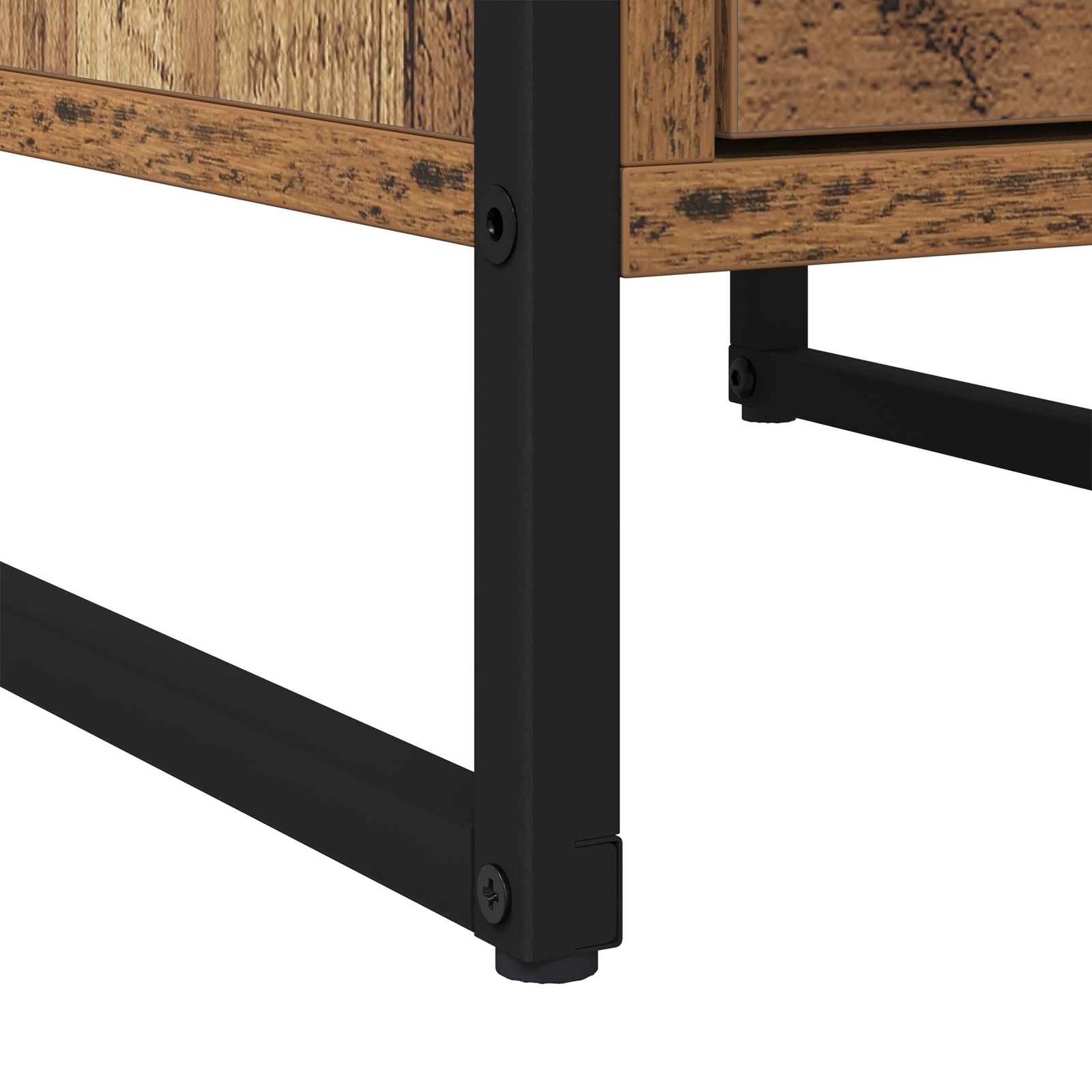 Nachttisch 2 pcs Altholz 39,5 x 30 x 50 cm Holzwerkstoff