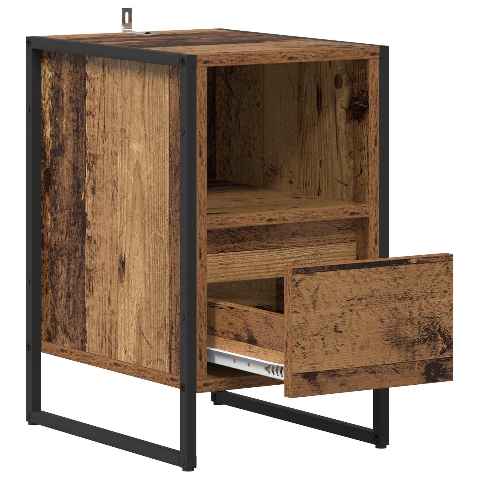 Nachttisch 2 pcs Altholz 39,5 x 30 x 50 cm Holzwerkstoff