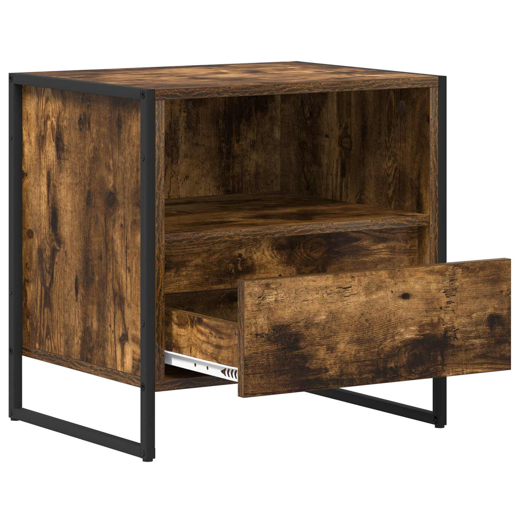 Nachttisch 2 pcs Raucharbe 50 x 39,5 x 50 cm Holzwerkstoff