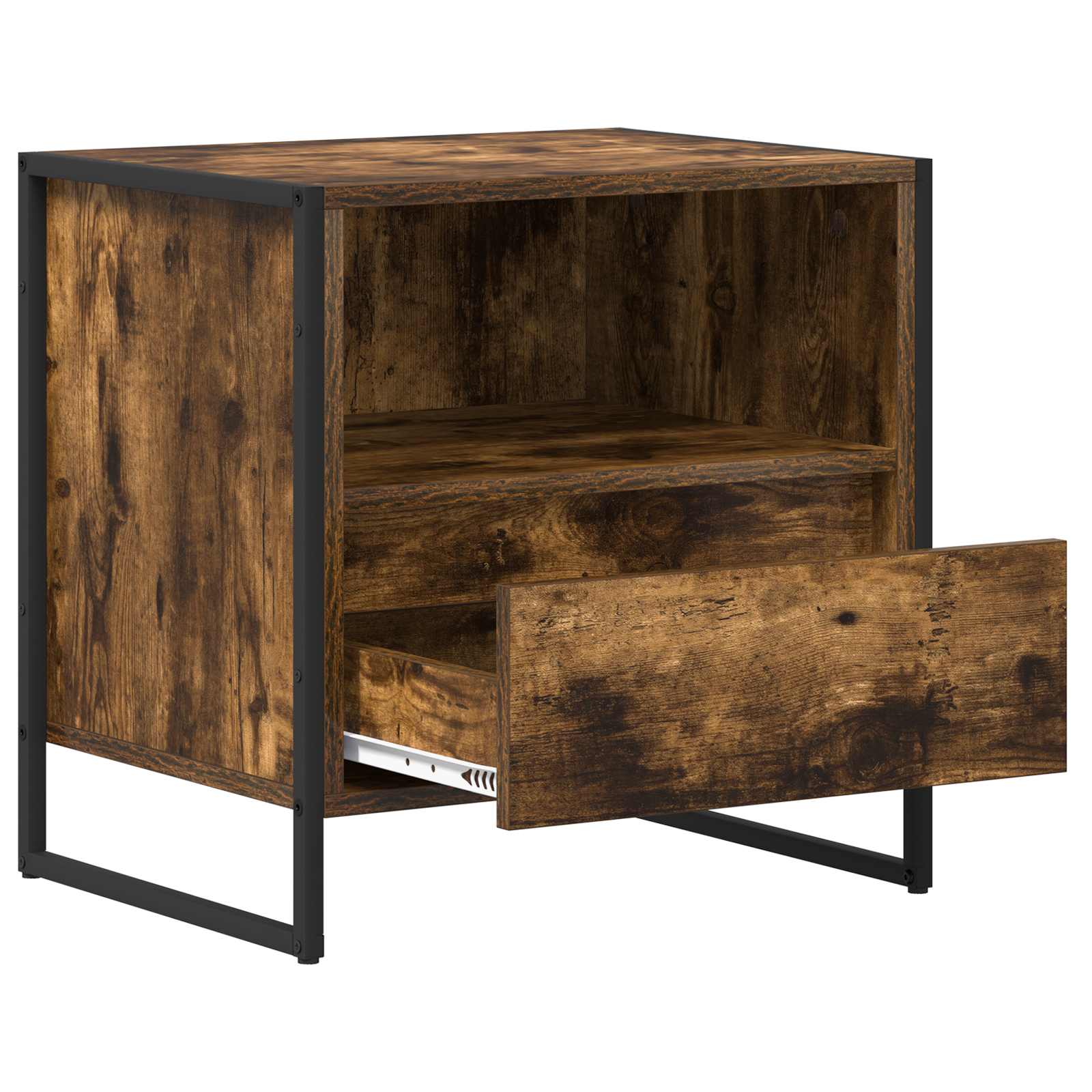 Nachttisch 2 pcs Raucharbe 50 x 39,5 x 50 cm Holzwerkstoff