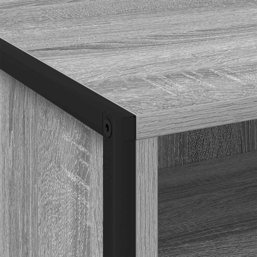 Nachttisch 2 pcs Graues Sonoma 50 x 39,5 x 50 cm Holzwerkstoff