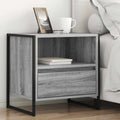 Nachttisch 2 pcs Graues Sonoma 50 x 39,5 x 50 cm Holzwerkstoff