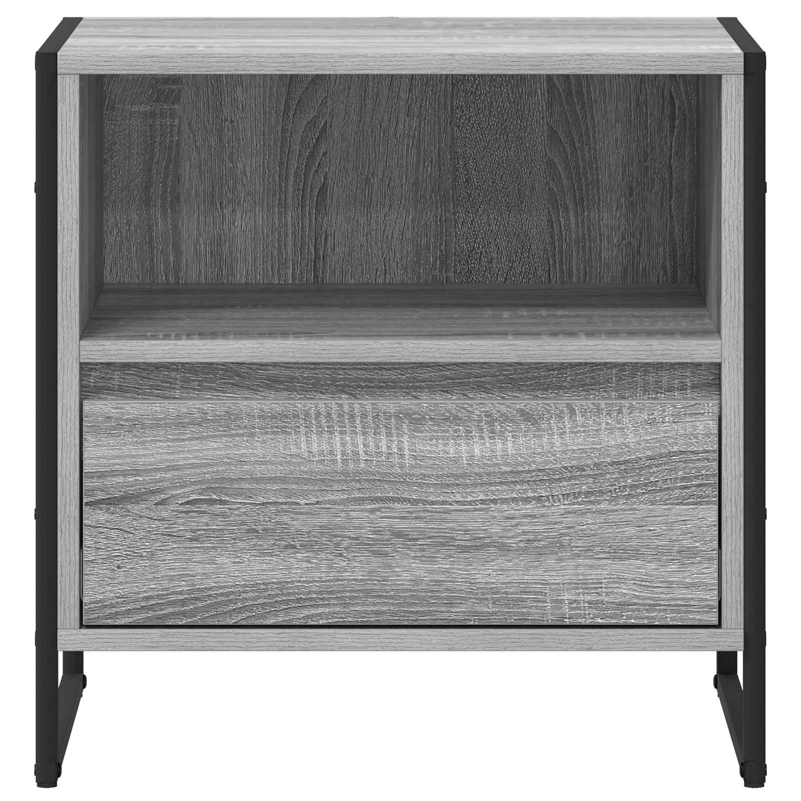 Nachttisch 2 pcs Graues Sonoma 50 x 39,5 x 50 cm Holzwerkstoff