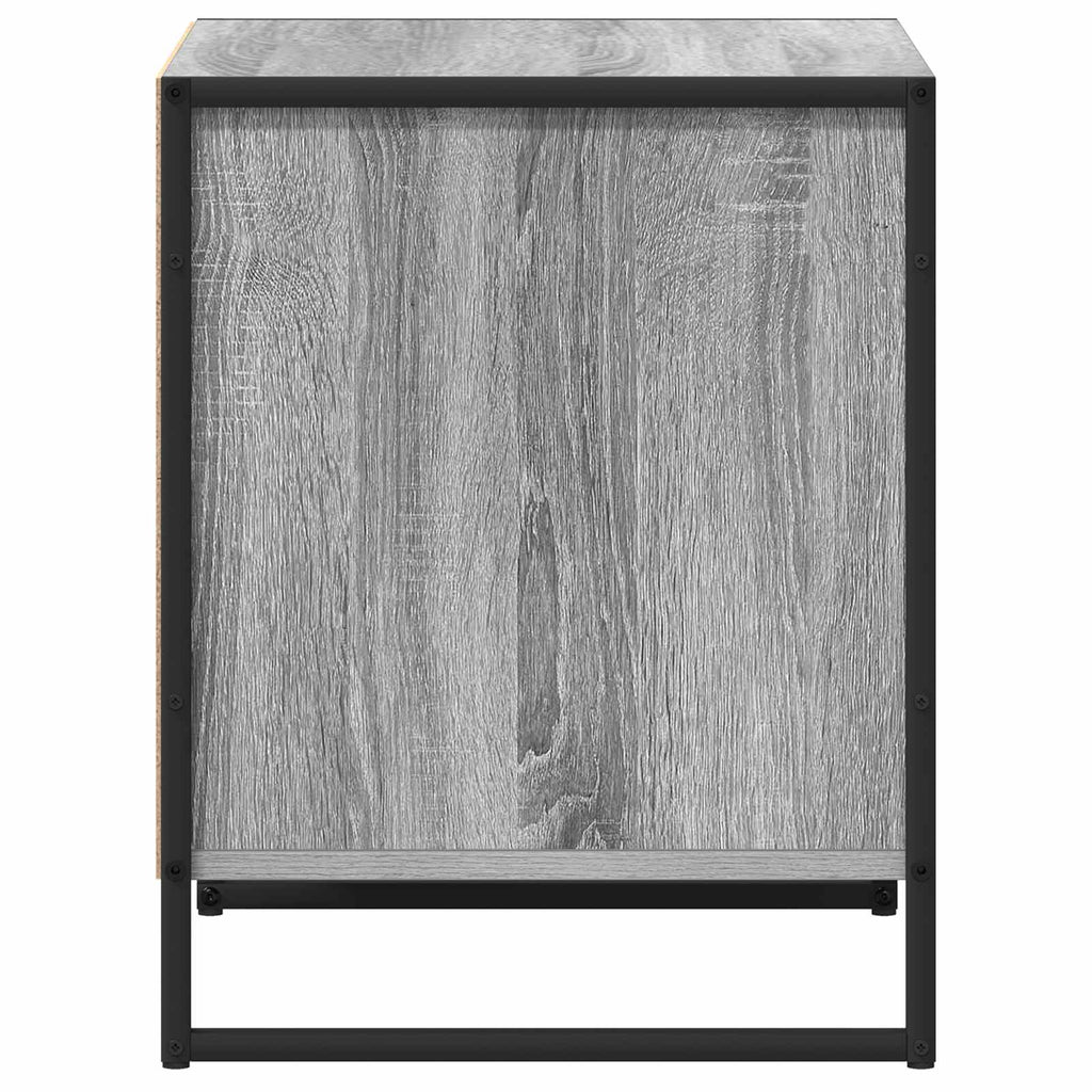 Nachttisch 2 pcs Graues Sonoma 50 x 39,5 x 50 cm Holzwerkstoff