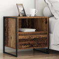 Nachttisch 2 pcs Altholz 50 x 39,5 x 50 cm Holzwerkstoff