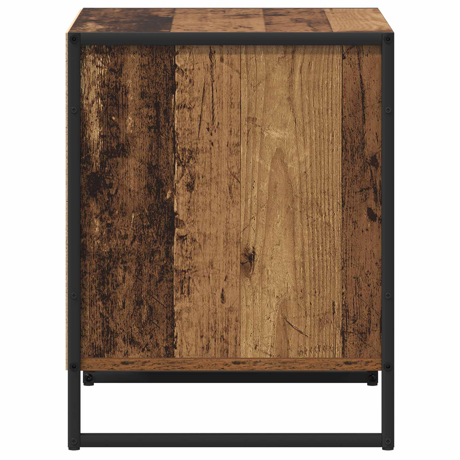 Nachttisch 2 pcs Altholz 50 x 39,5 x 50 cm Holzwerkstoff
