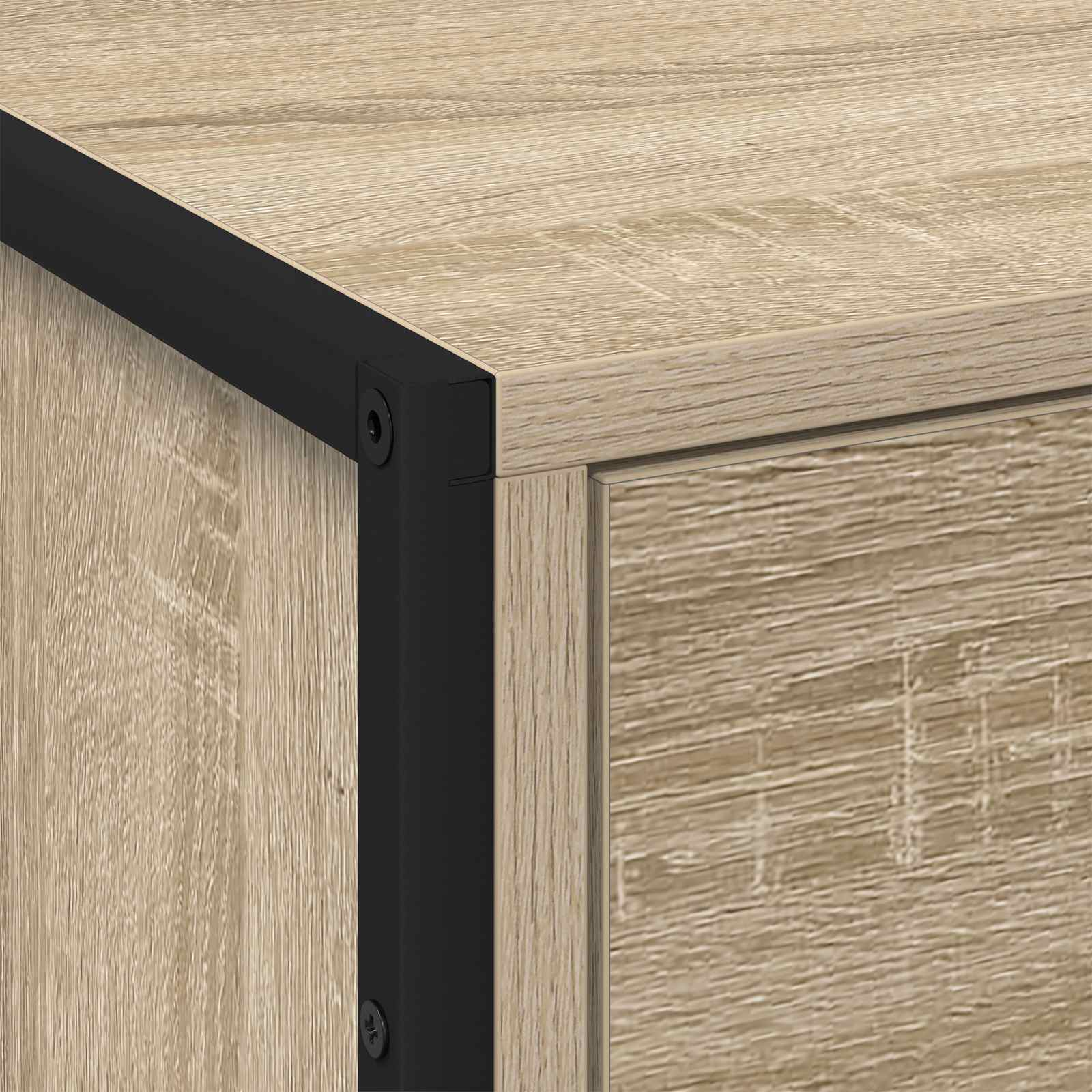 Nachttisch 2 pcs Sonoma 50 x 39,5 x 50 cm Holzwerkstoff