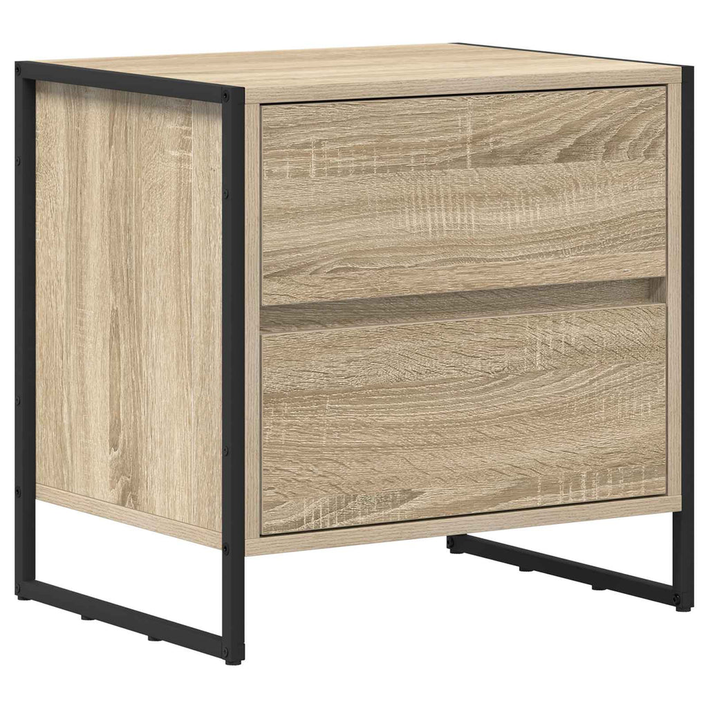 Nachttisch 2 pcs Sonoma 50 x 39,5 x 50 cm Holzwerkstoff