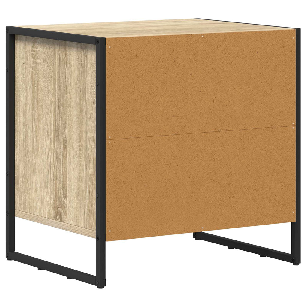 Nachttisch 2 pcs Sonoma 50 x 39,5 x 50 cm Holzwerkstoff