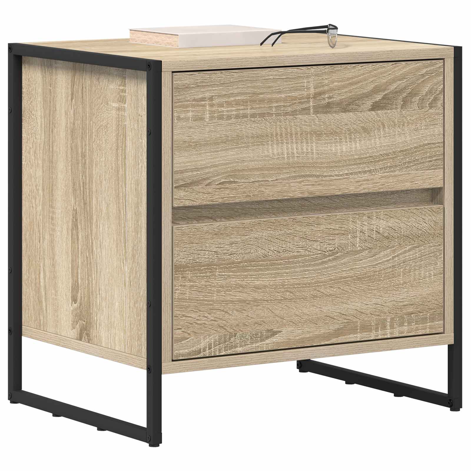 Nachttisch 2 pcs Sonoma 50 x 39,5 x 50 cm Holzwerkstoff