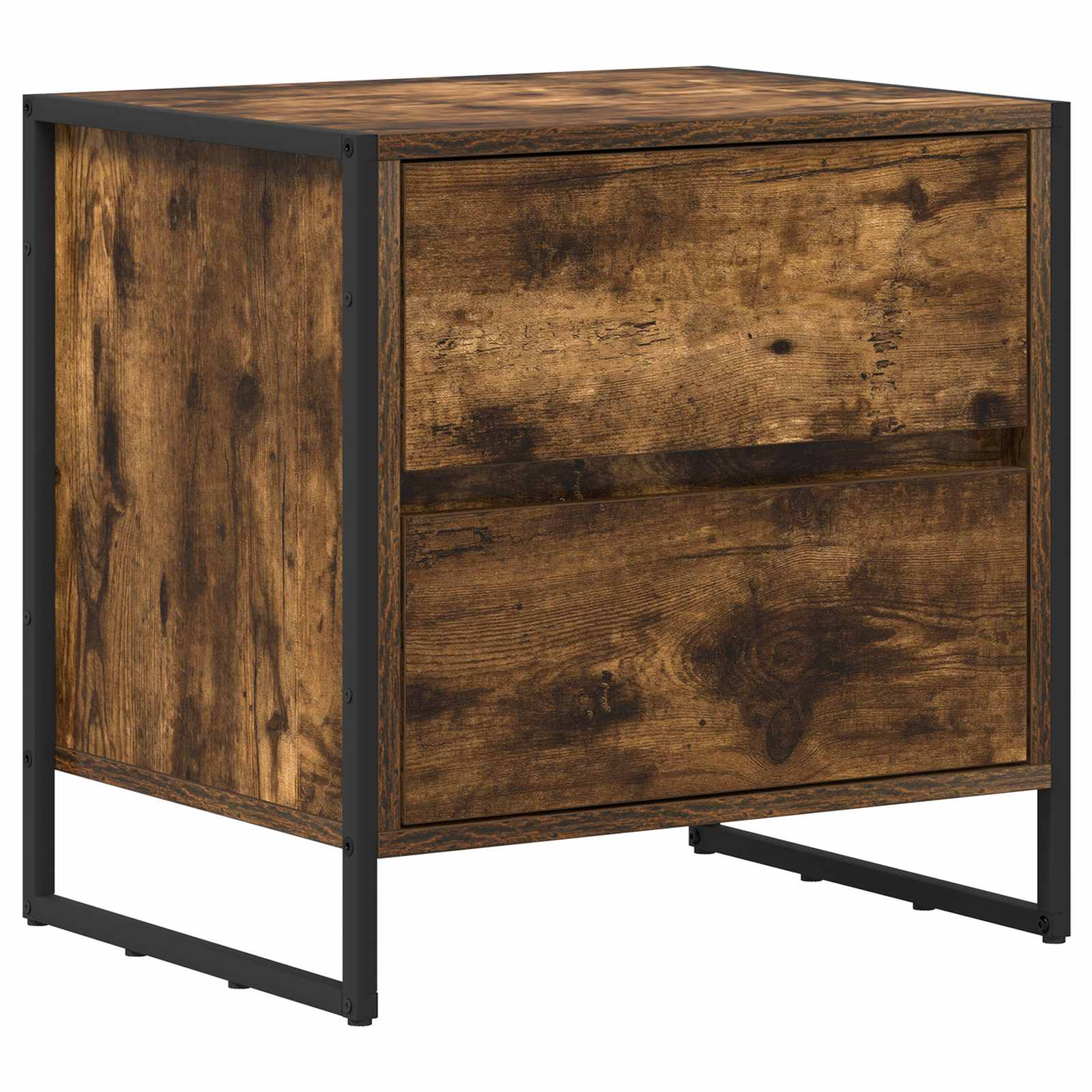 Nachttisch 2 pcs Raucharbe 50 x 39,5 x 50 cm Holzwerkstoff