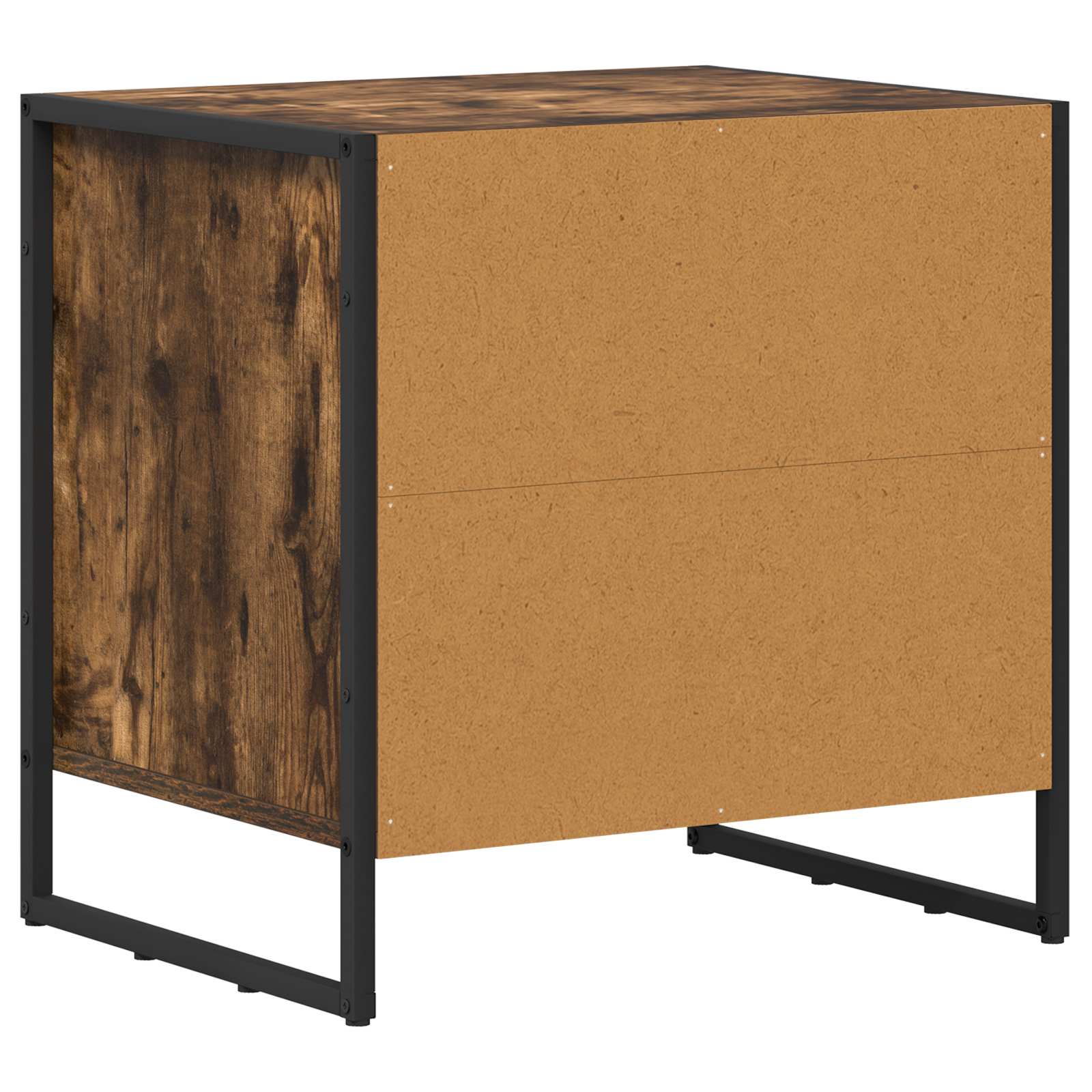 Nachttisch 2 pcs Raucharbe 50 x 39,5 x 50 cm Holzwerkstoff