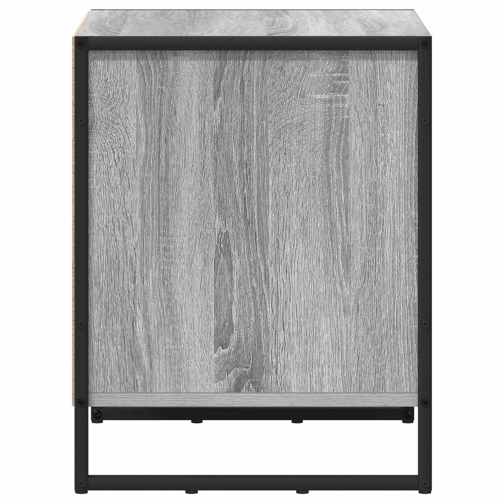 Nachttisch Graues Sonoma 50 x 39,5 x 50 cm Holzwerkstoff