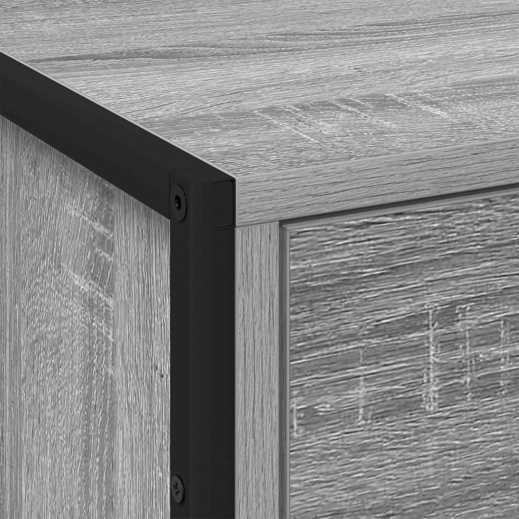 Nachttisch 2 pcs Graues Sonoma 50 x 39,5 x 50 cm Holzwerkstoff