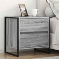 Nachttisch 2 pcs Graues Sonoma 50 x 39,5 x 50 cm Holzwerkstoff